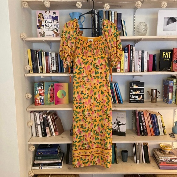 FARM Rio Dresses & Skirts - Farm Rio Cashew Smocked Maxi Dress XS
